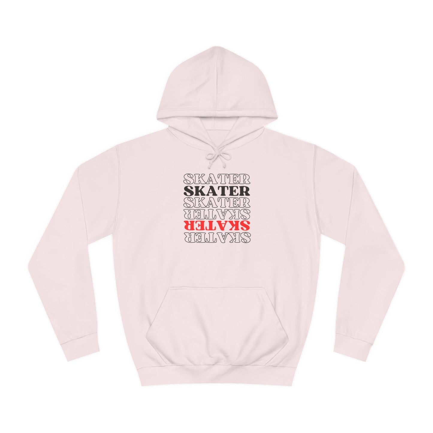Red Statement Skater Unisex Hoodie