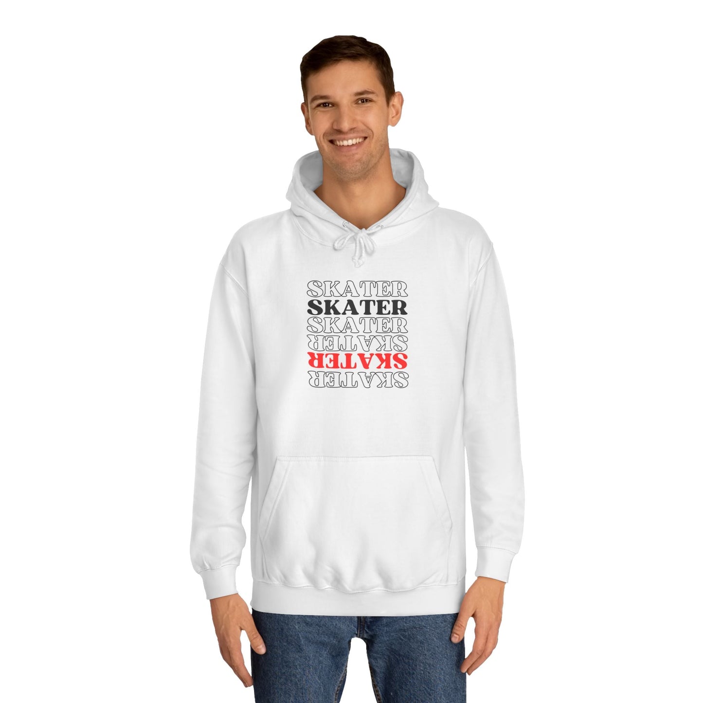 Red Statement Skater Unisex Hoodie