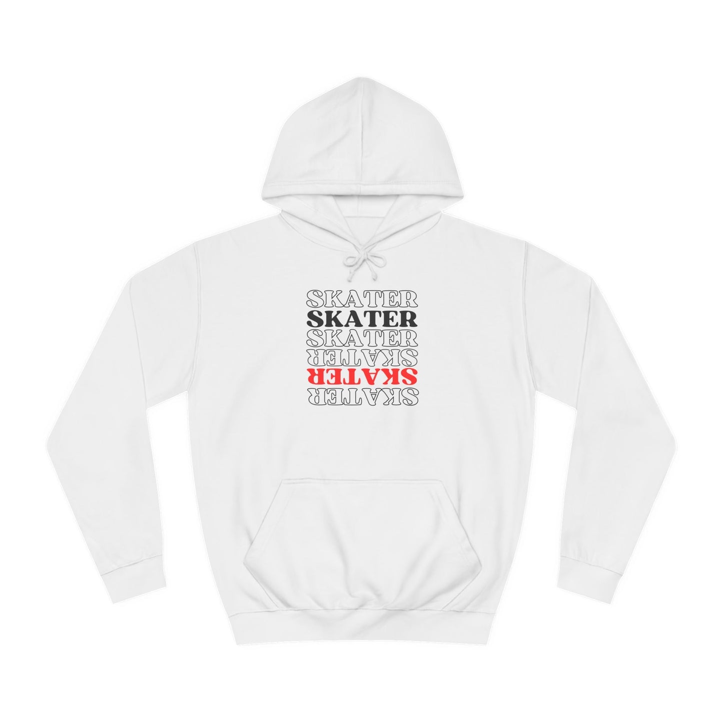 Red Statement Skater Unisex Hoodie