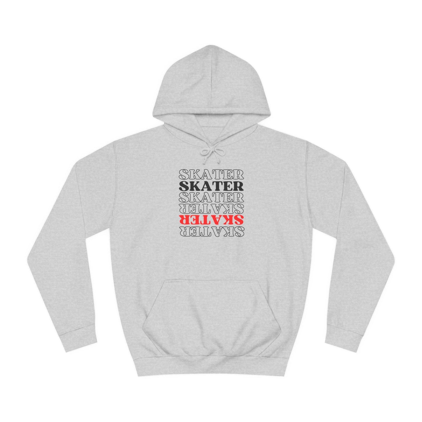 Red Statement Skater Unisex Hoodie