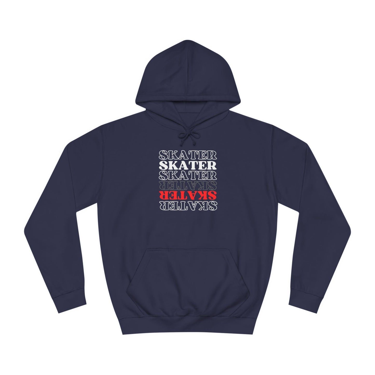 Red Statement Skater Unisex Hoodie