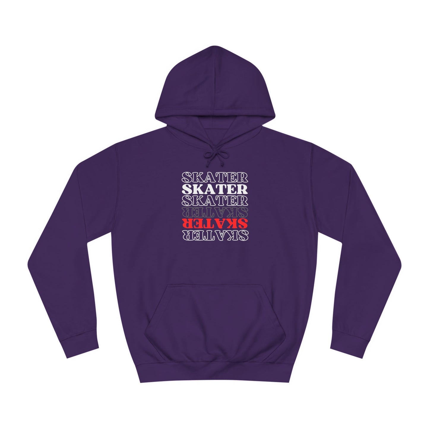 Red Statement Skater Unisex Hoodie