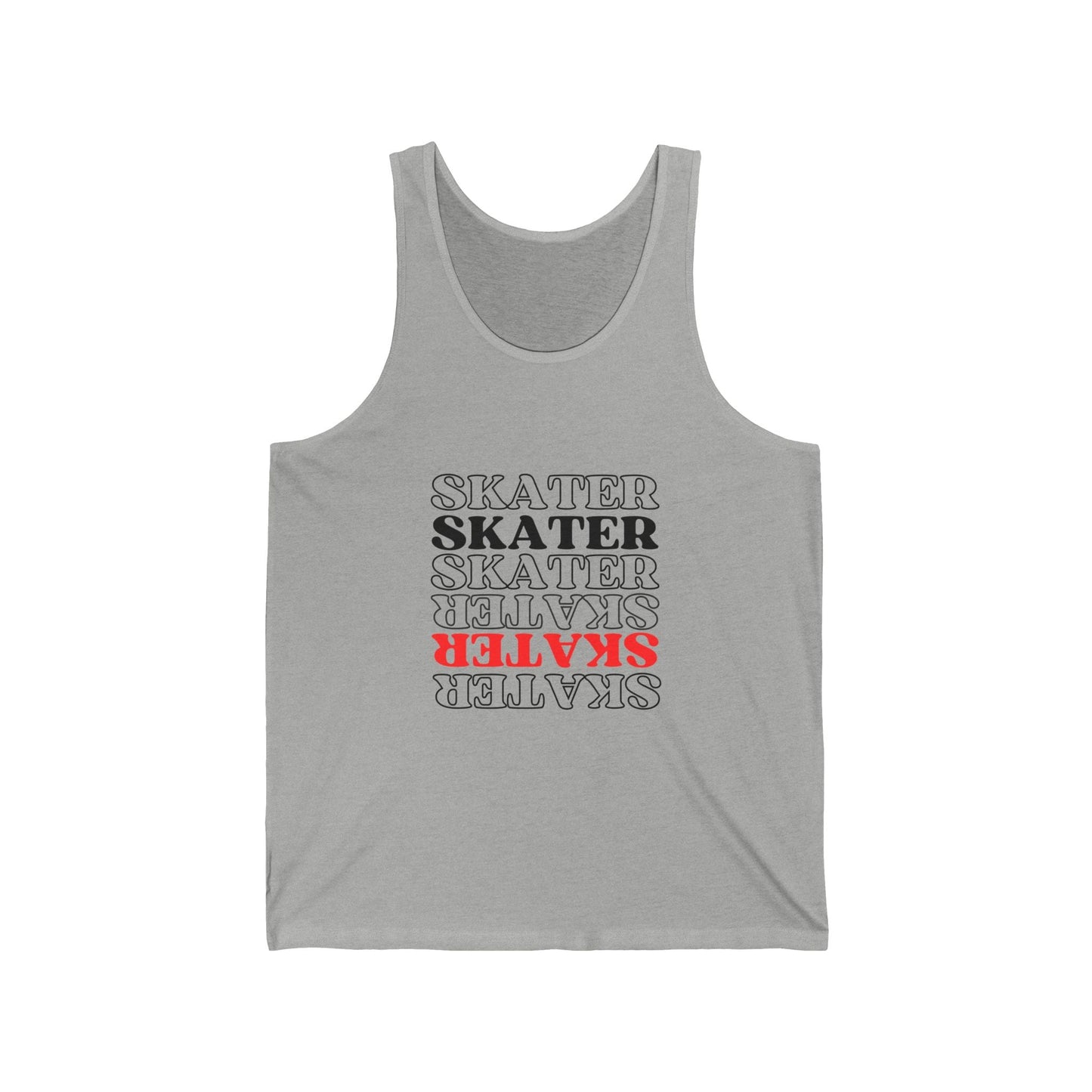 Red Statement Skater Unisex Tank