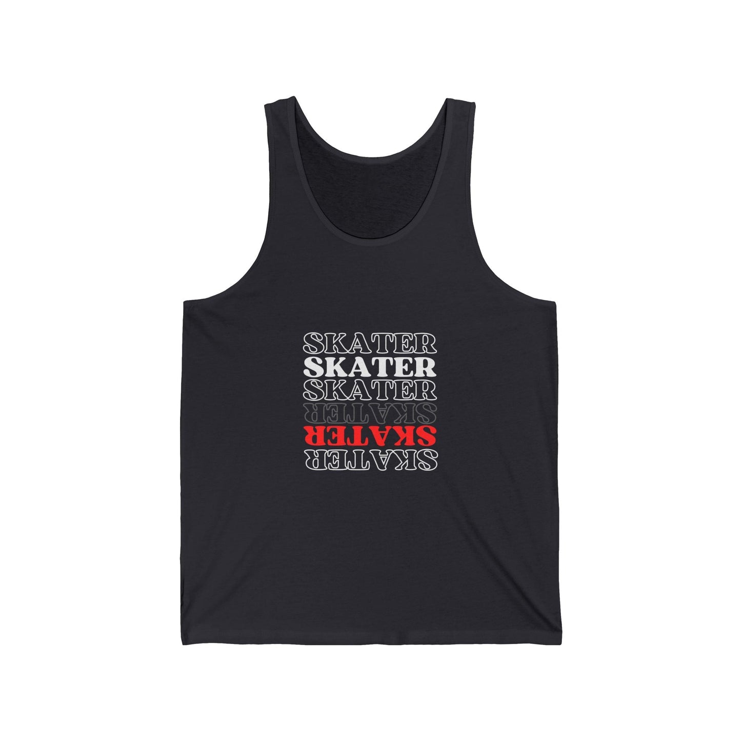 Red Statement Skater Unisex Tank