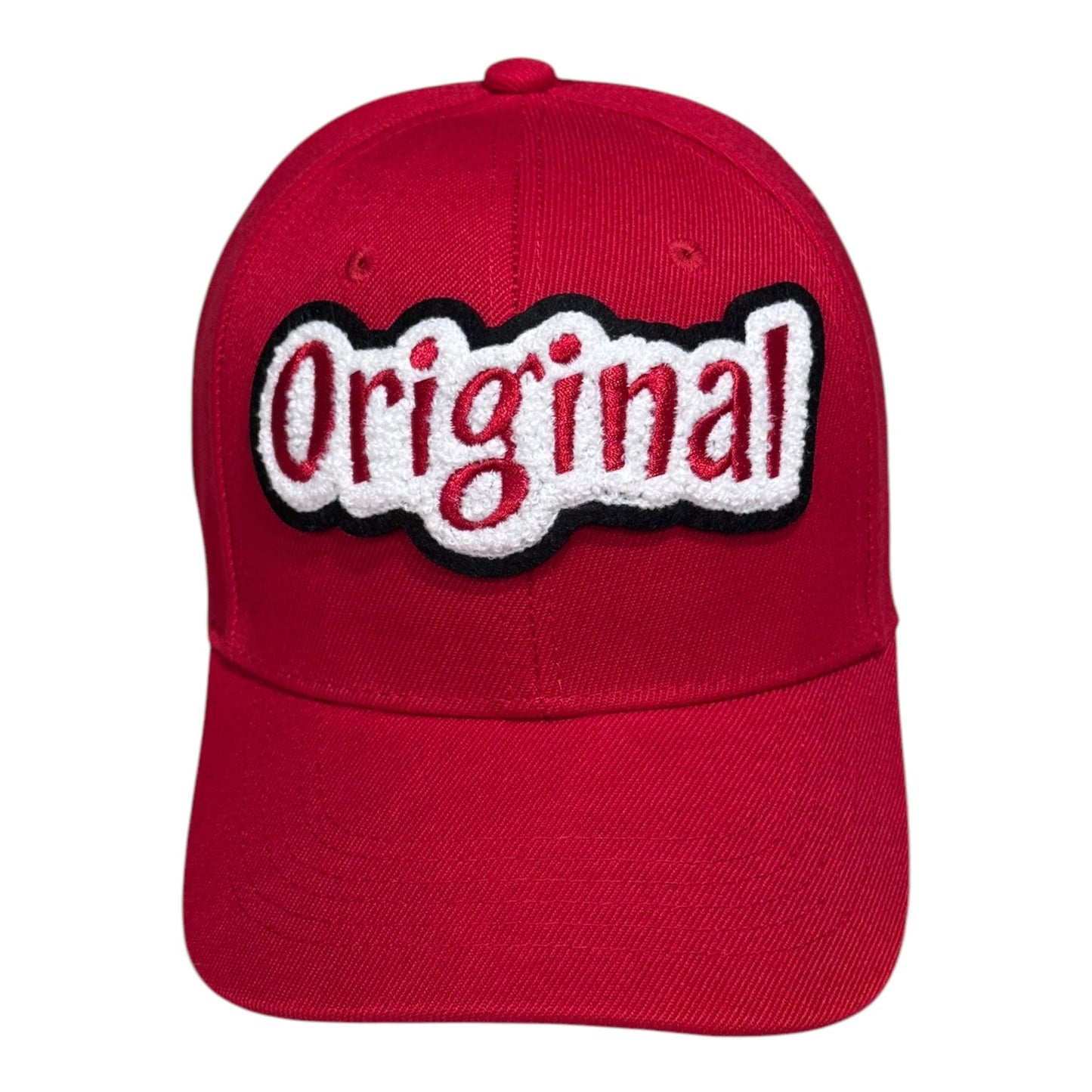 Original Baseball Cap Red Stylish Adjustable Unisex Hat