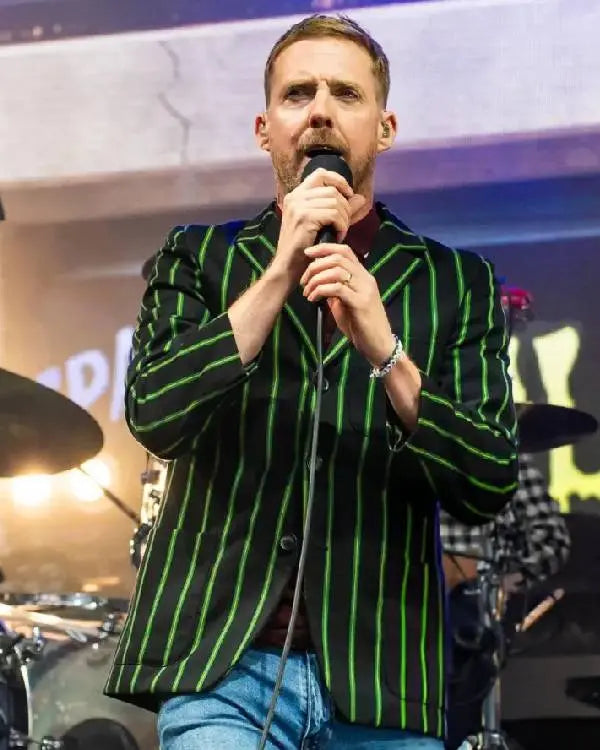 Ricky Wilson Alexandra Palace Park Striped Blazer