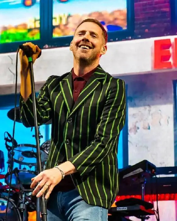 Ricky Wilson Alexandra Palace Park Striped Blazer