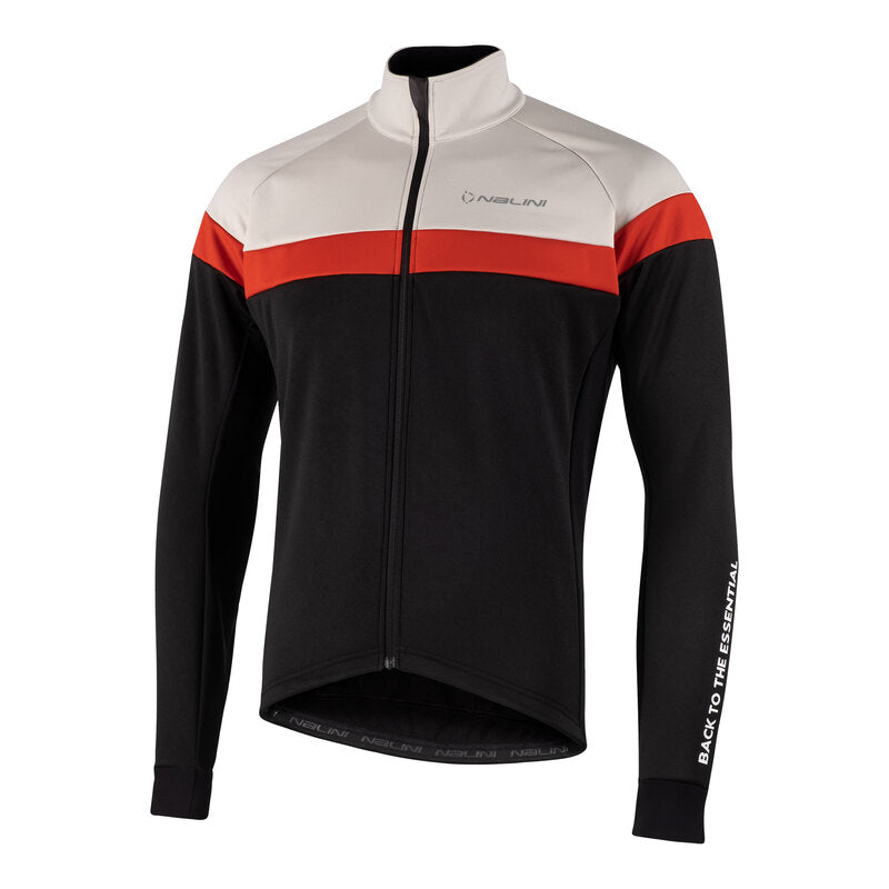 Nalini ROAD Men's Winter Jacket (Black/Grey/Red) 2XL