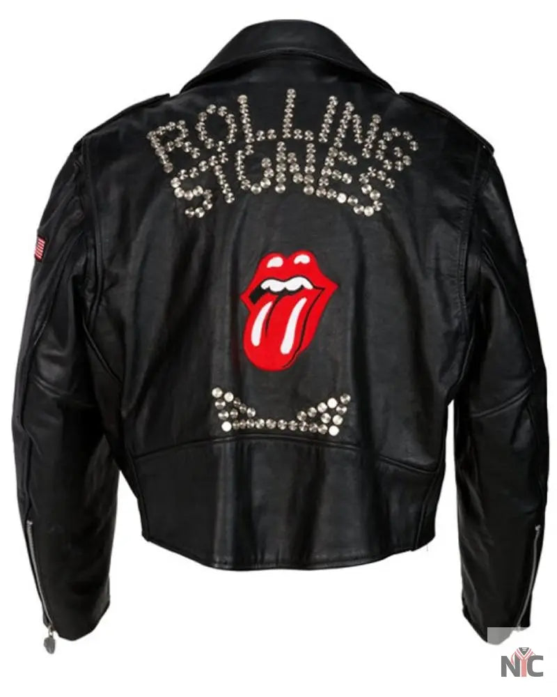 Rolling Stones Steel Wheels Leather Jacket