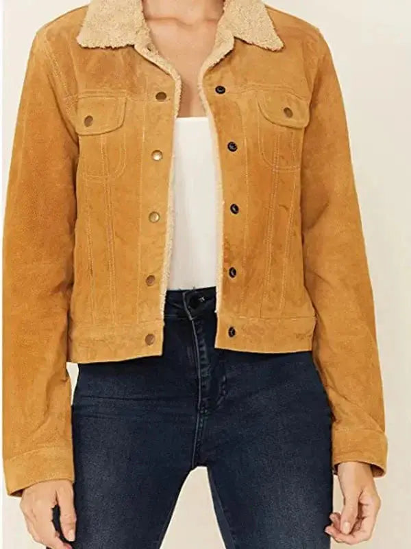 Roswell New Mexico S04 Rosa Ortecho Suede Jacket
