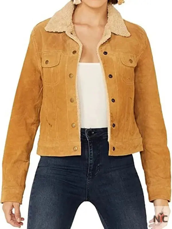 Roswell New Mexico S04 Rosa Ortecho Suede Jacket