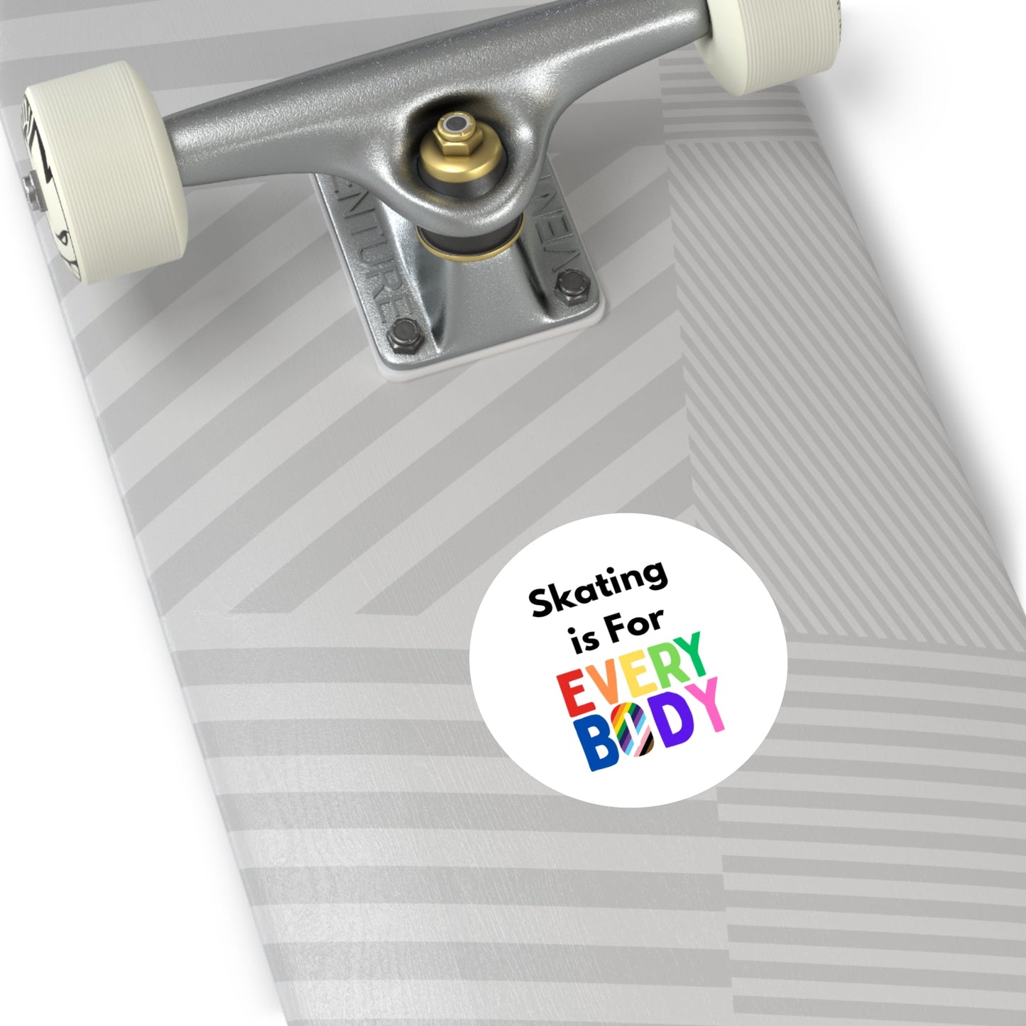 Round Skating is for Everybody Sticker