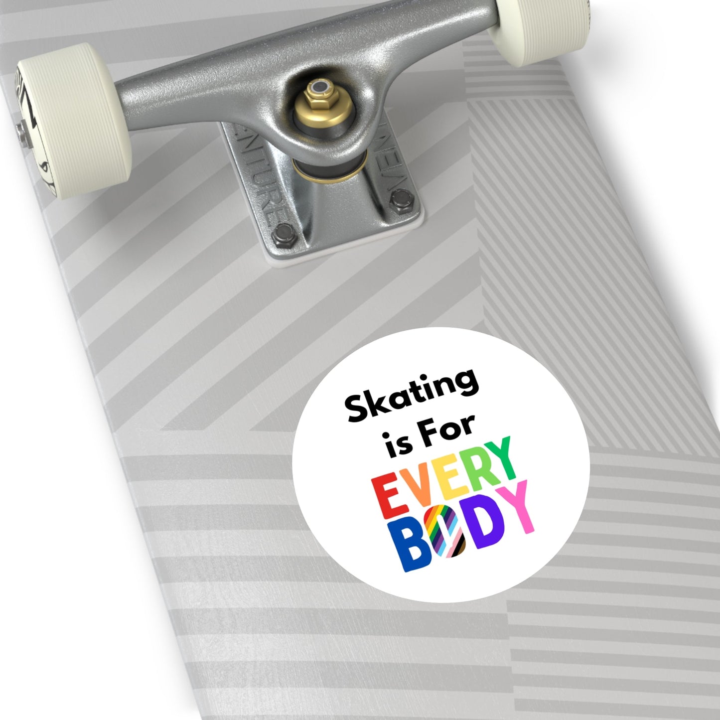 Round Skating is for Everybody Sticker
