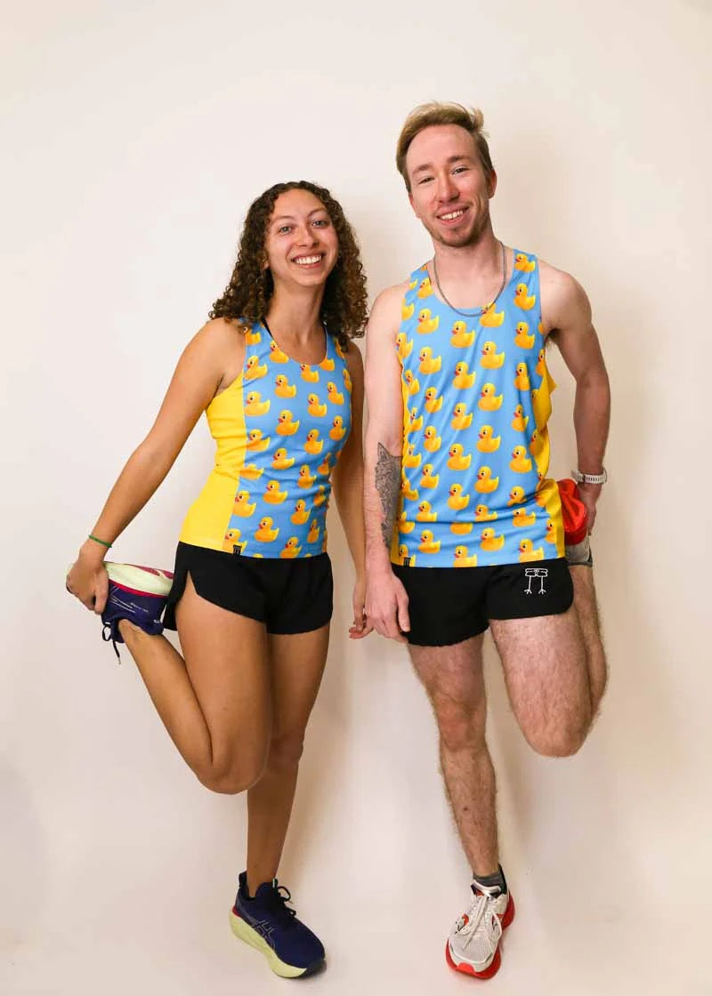 Men's Rubber Ducky Performance Singlet (Blue)
