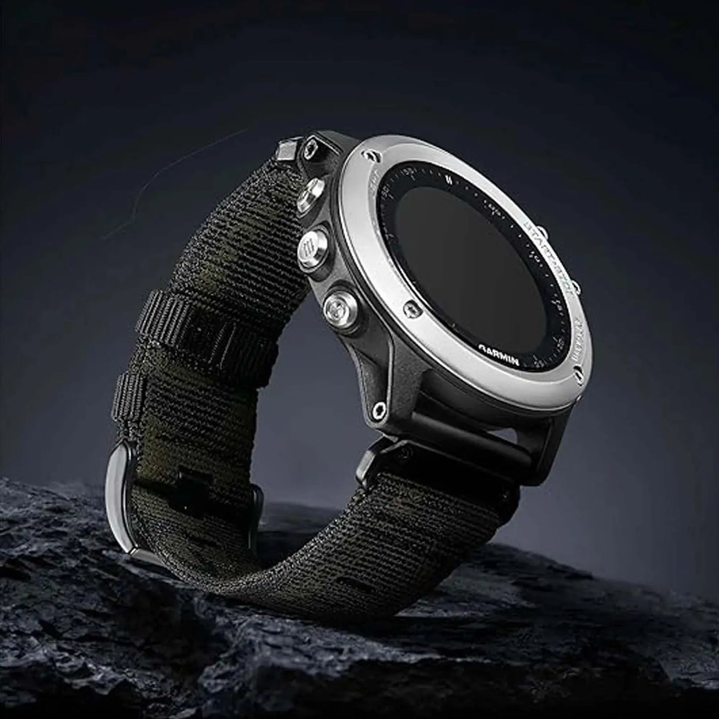 Garmin QuickFit Nylon Band - Tough Camo Design