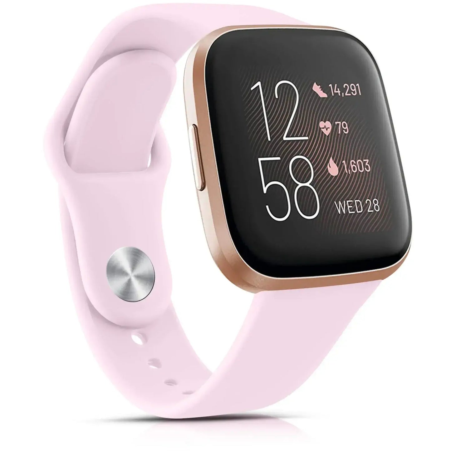 Fitbit Versa & Sense Silicone Strap - Soft Waterproof Design