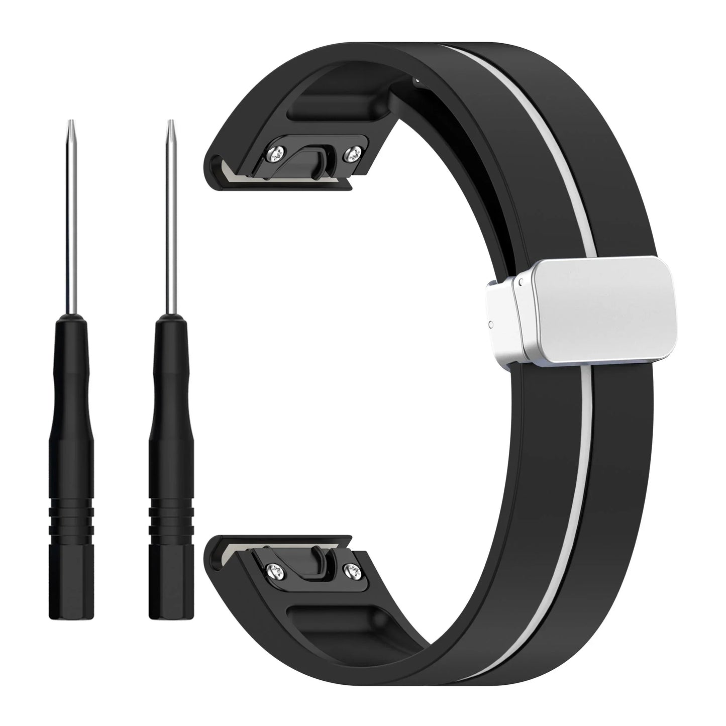 Garmin Silicone Strap - Durable, Flexible, Comfortable Fit
