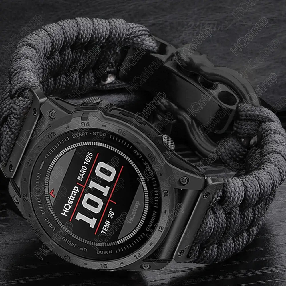 Garmin Braided Nylon Strap - QuickFit Durable Design