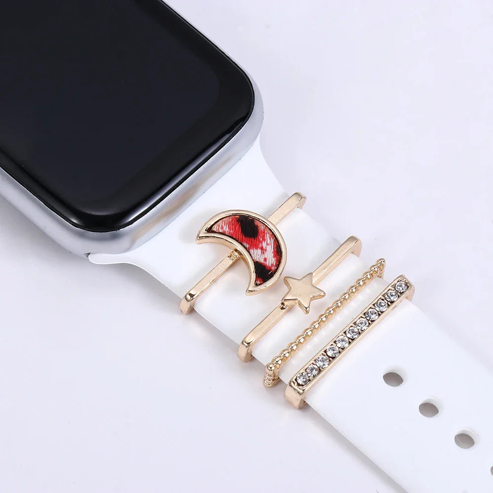 Decorative Metal Charms For Apple Watch Bands
