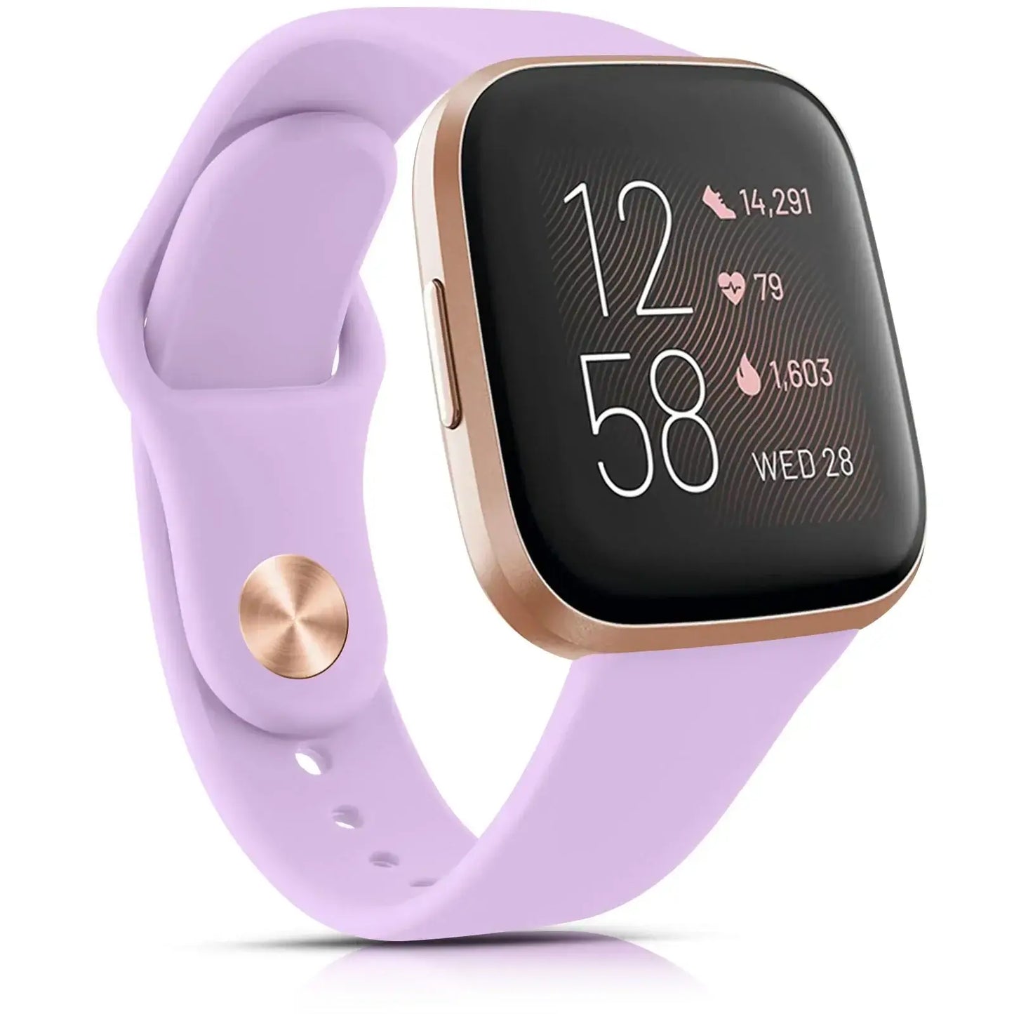 Fitbit Versa & Sense Silicone Strap - Soft Waterproof Design