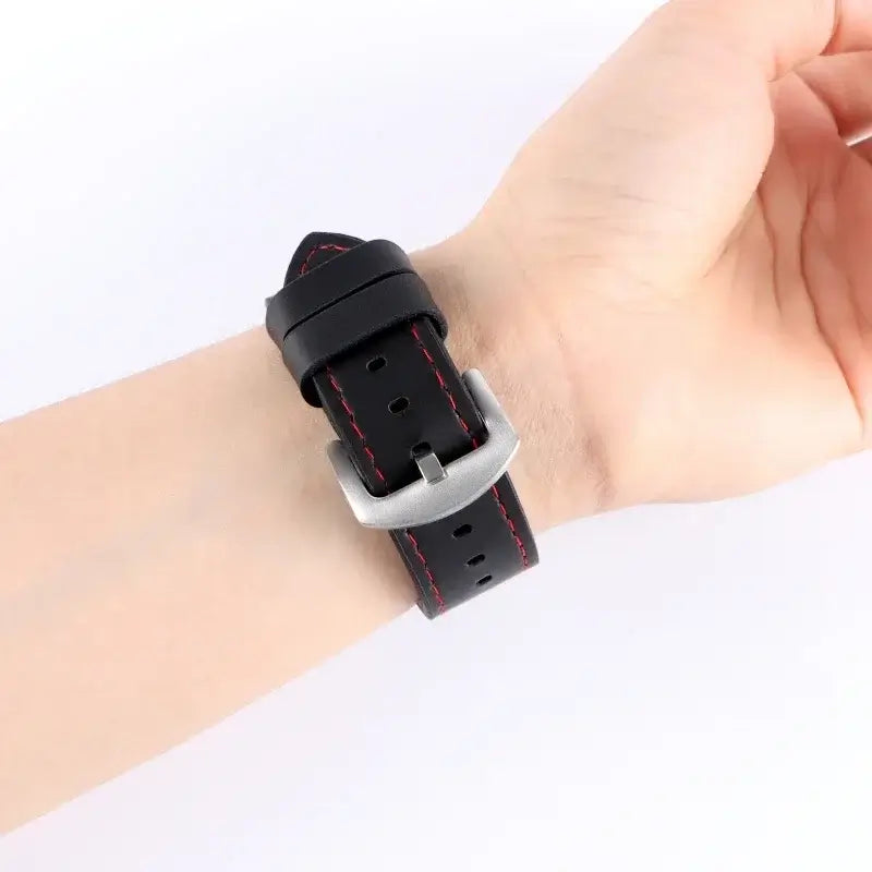 Samsung Galaxy Watch Leather Strap - Premium Classic Design