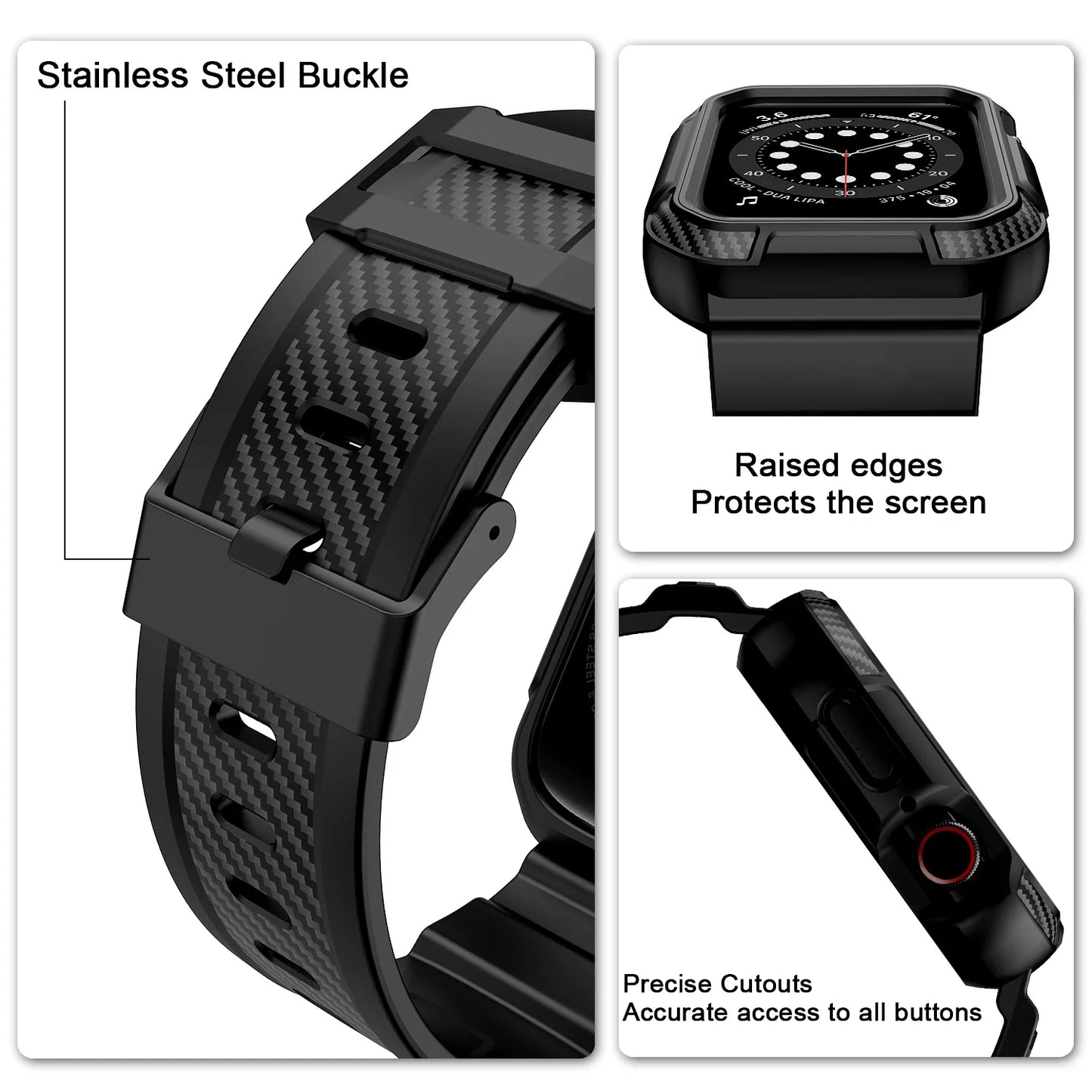 Apple Watch TPU Strap - Rugged, Waterproof, Durable Design