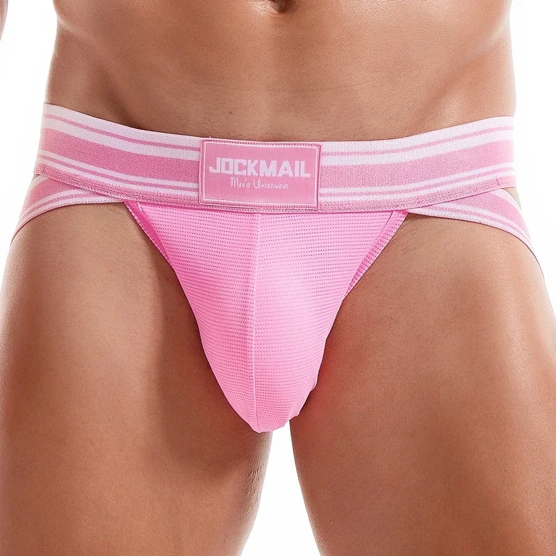 Jockmail Fiesta Jockstrap – Men's Low-Waist Supportive Underwear