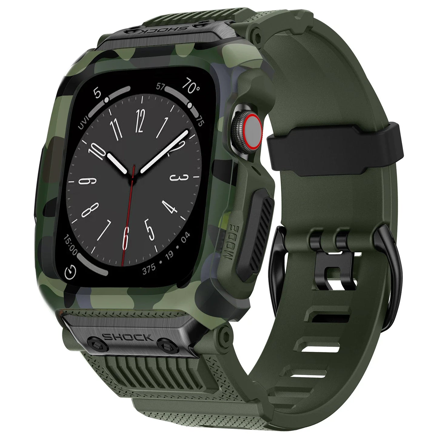 Apple Watch Camouflage Rubber Strap - Waterproof and Durable