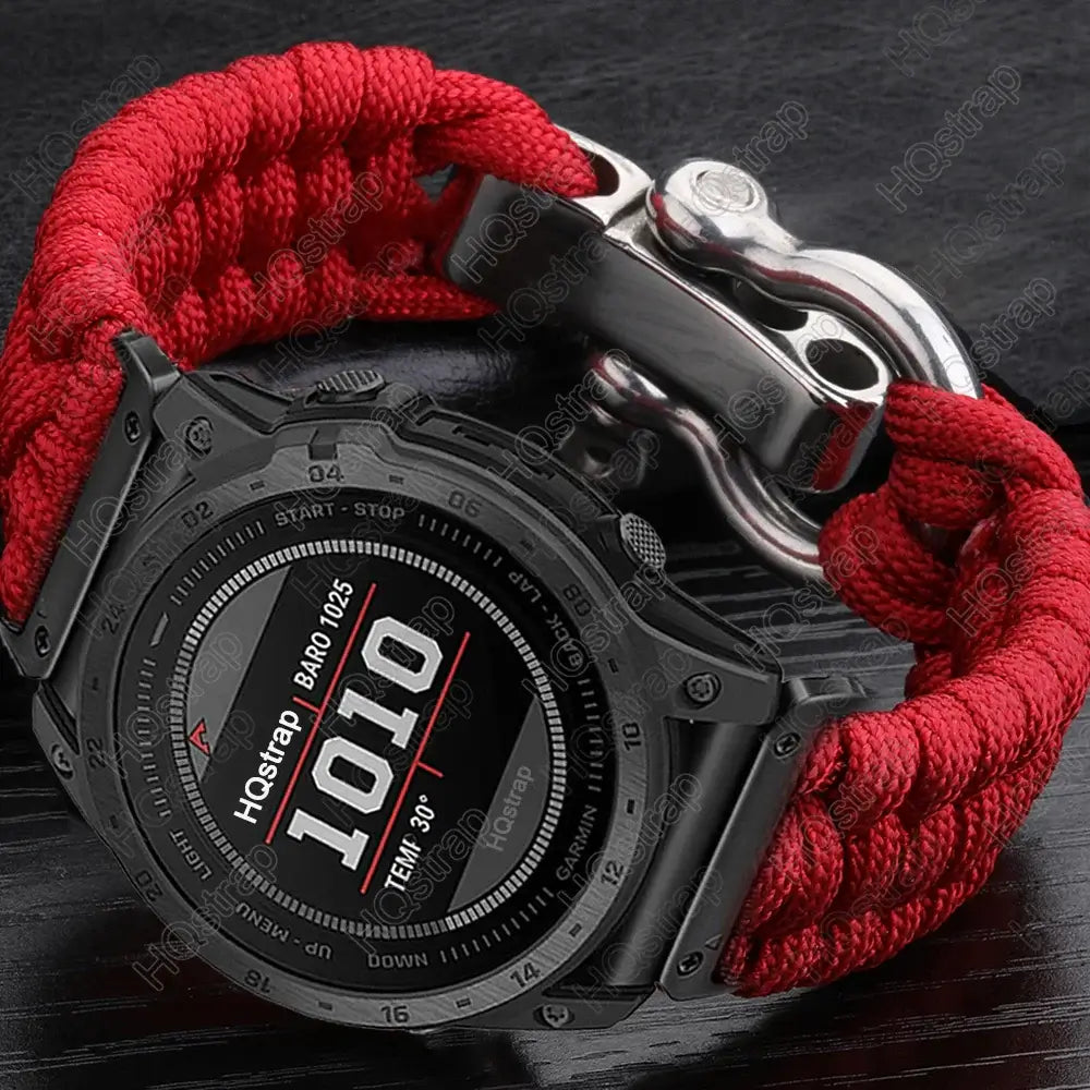 Garmin Braided Nylon Strap - QuickFit Durable Design