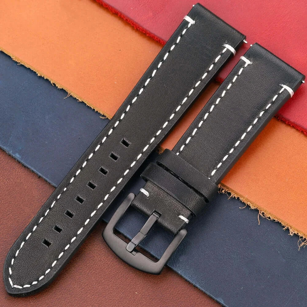 Suunto Leather Band - Durable Stylish Genuine Comfort