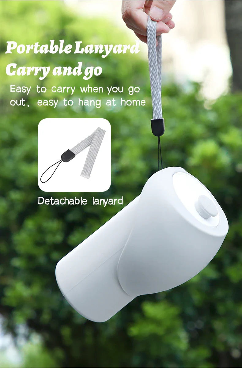550ml Folding Pet Water Bottle - Portable Travel Mug for Dogs & Cats