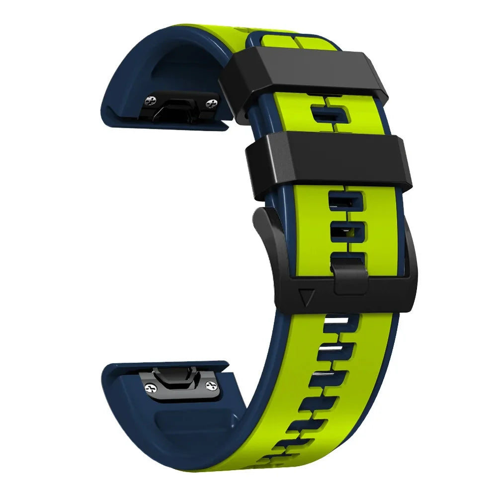 Garmin QuickFit 22/26mm Silicone Band with Contrast Inner Color