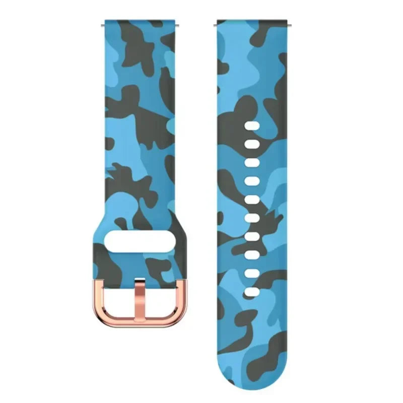 Samsung Galaxy Watch 7, 6, 5, 4 & FE Printed Silicone Band