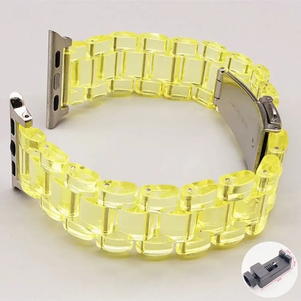 Apple Watch Resin Strap - Stylish, Durable Design