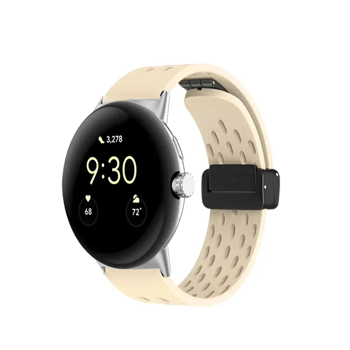 Google Pixel Silicone Band - Breathable With Magnetic Clasp