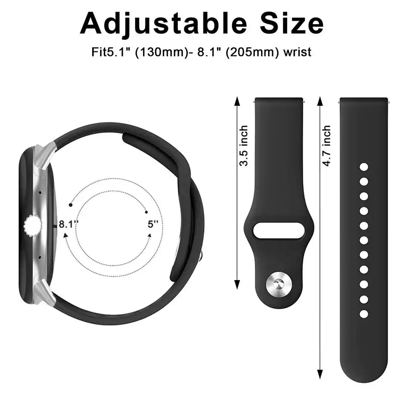 Google Pixel Silicone Strap - Durable Comfortable Design