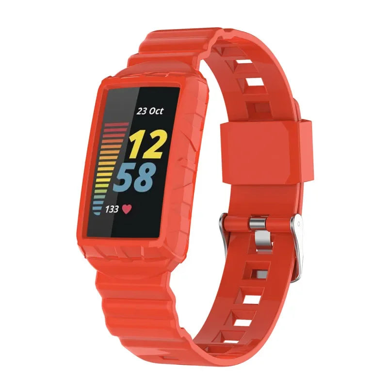 Fitbit Charge 5 6 Silicone Strap - Comfortable, Flexible