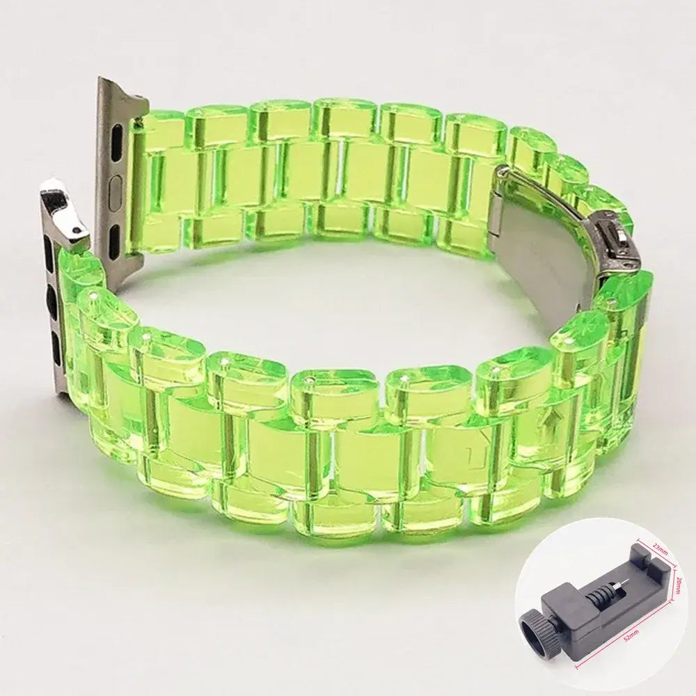 Apple Watch Resin Strap - Stylish, Durable Design