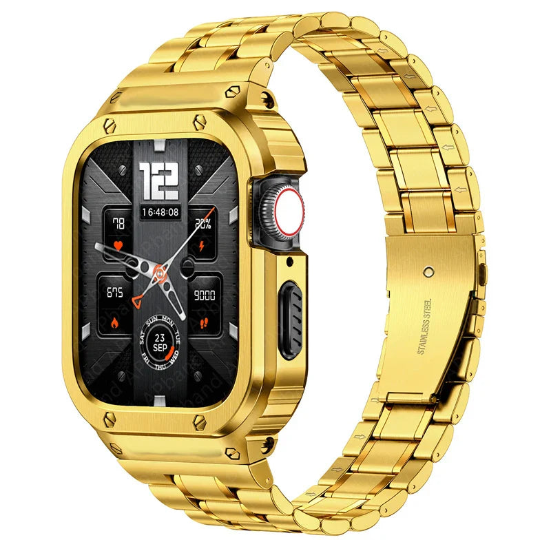 Apple Watch Stainless Steel Strap - Premium Shock Resistant