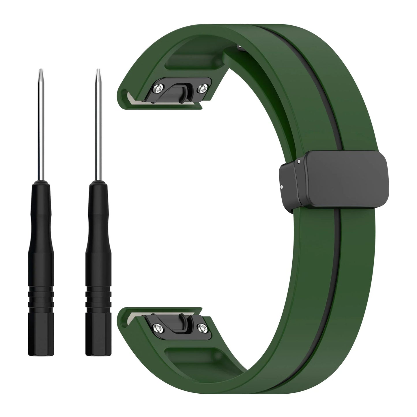 Garmin Silicone Strap - Durable, Flexible, Comfortable Fit