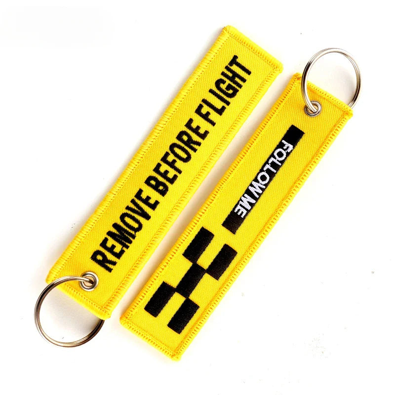 Remove Before Flight - Motorcycle Keychain