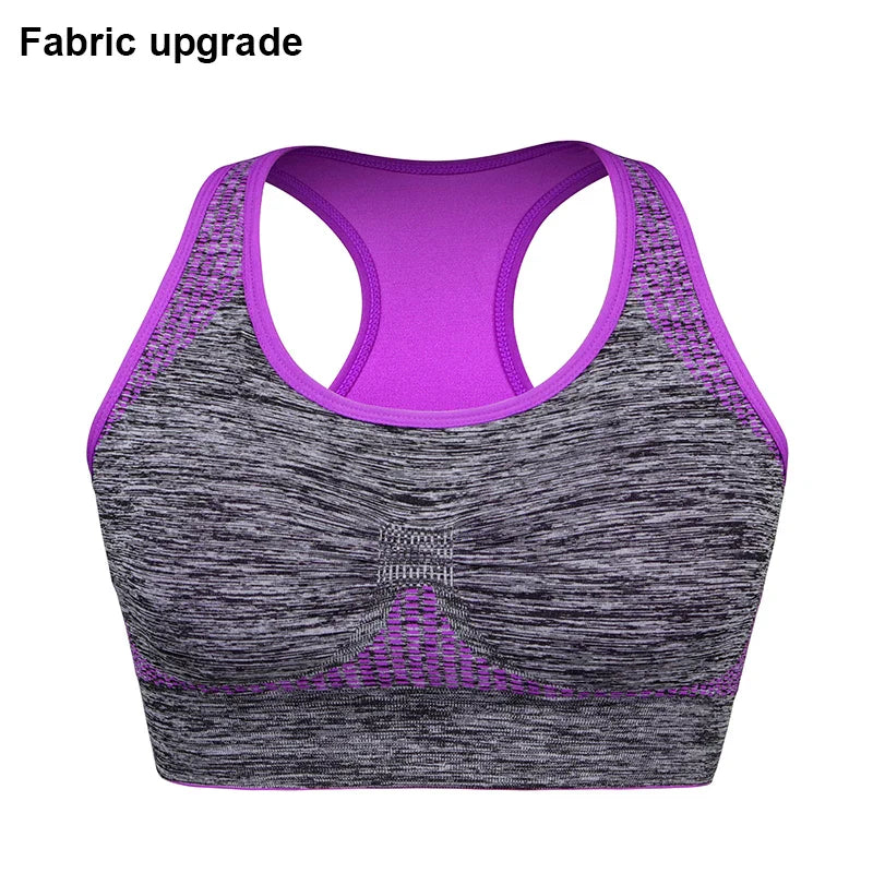 Seamless Quick Dry Sports Bra - Breathable Workout Top