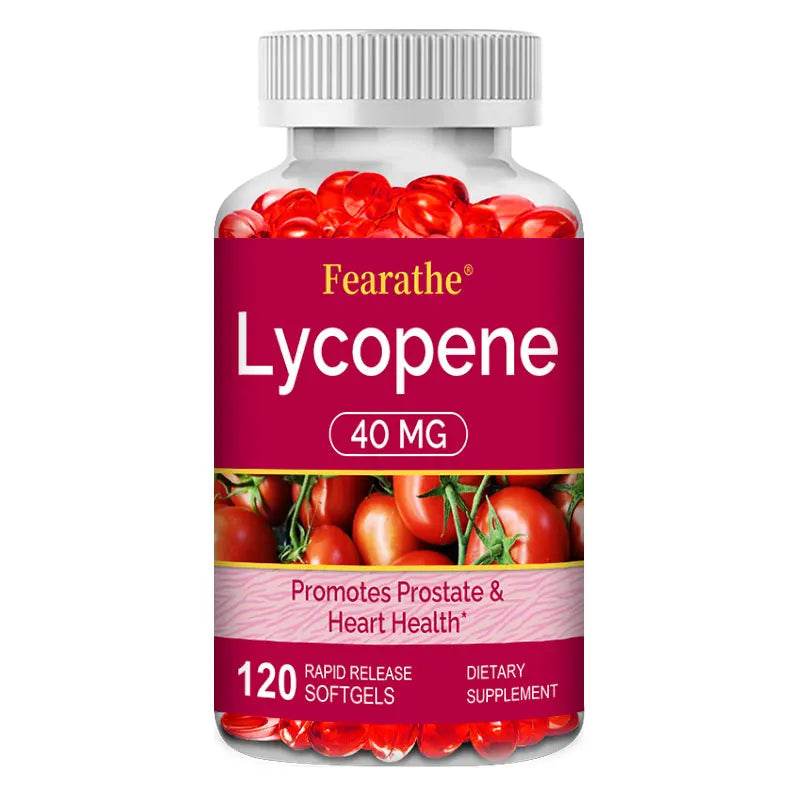 Lycopene 40 Mg Softgels - Promotes Prostate Health, Supports Heart Health, Helps Neutralize Harmful Free Radicals