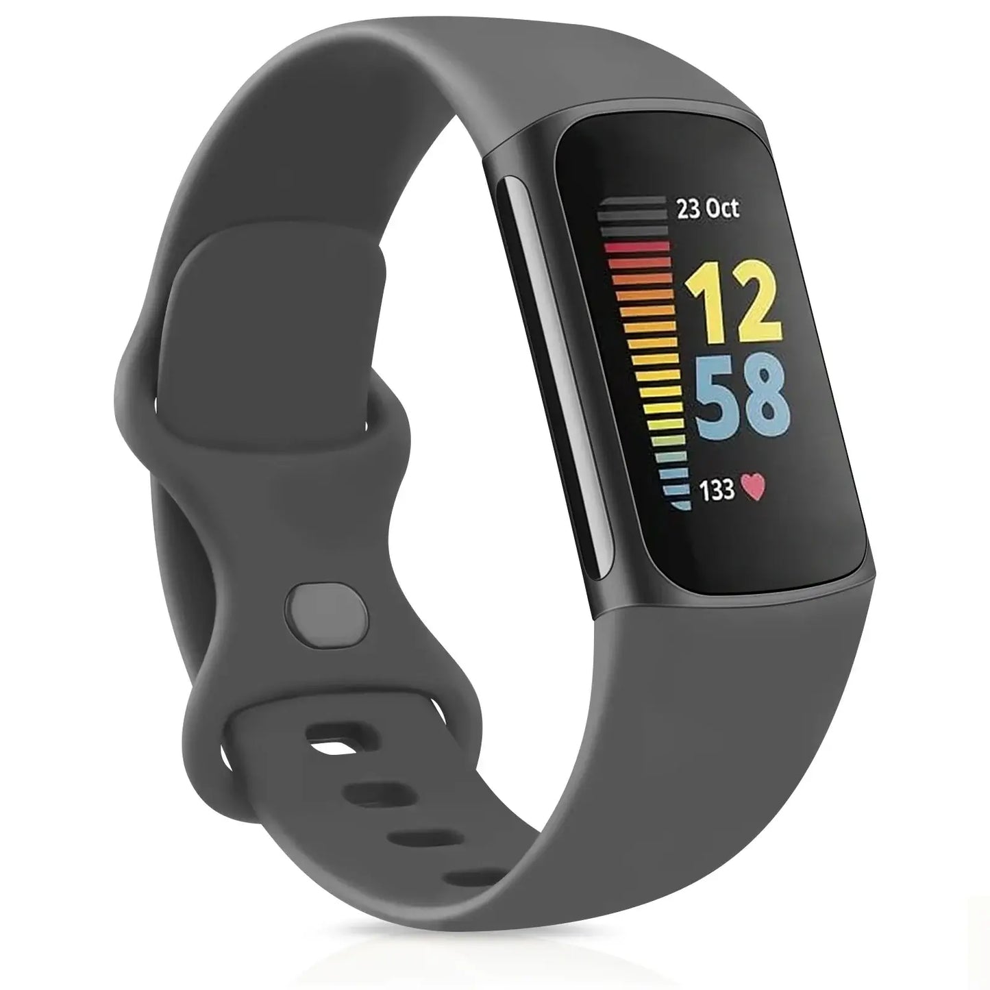 Fitbit Charge 5 6 Silicone Band - Comfortable Stylish Design