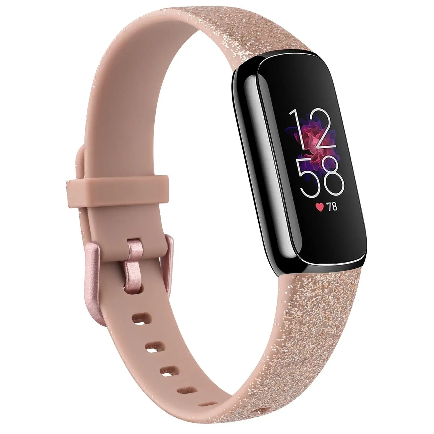 Fitbit Luxe Silicone Band - Soft Waterproof Comfortable Strap