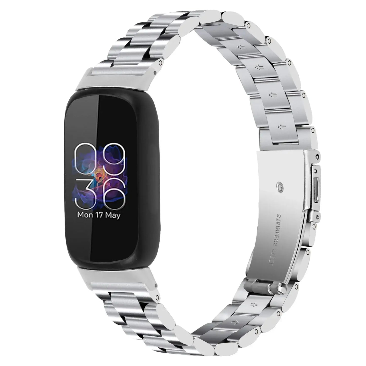 Fitbit Inspire 3 Stainless Steel Band – Premium Metal Strap