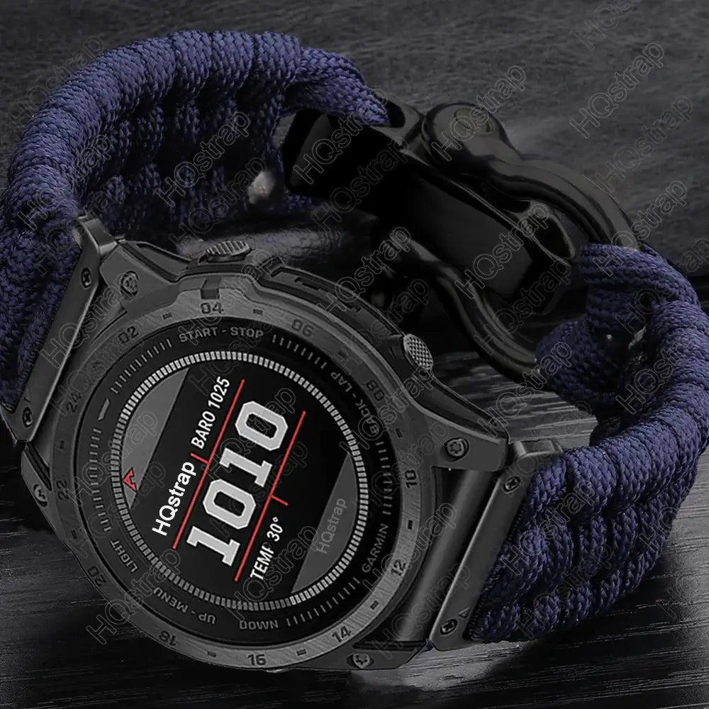 Garmin Braided Nylon Strap - QuickFit Durable Design