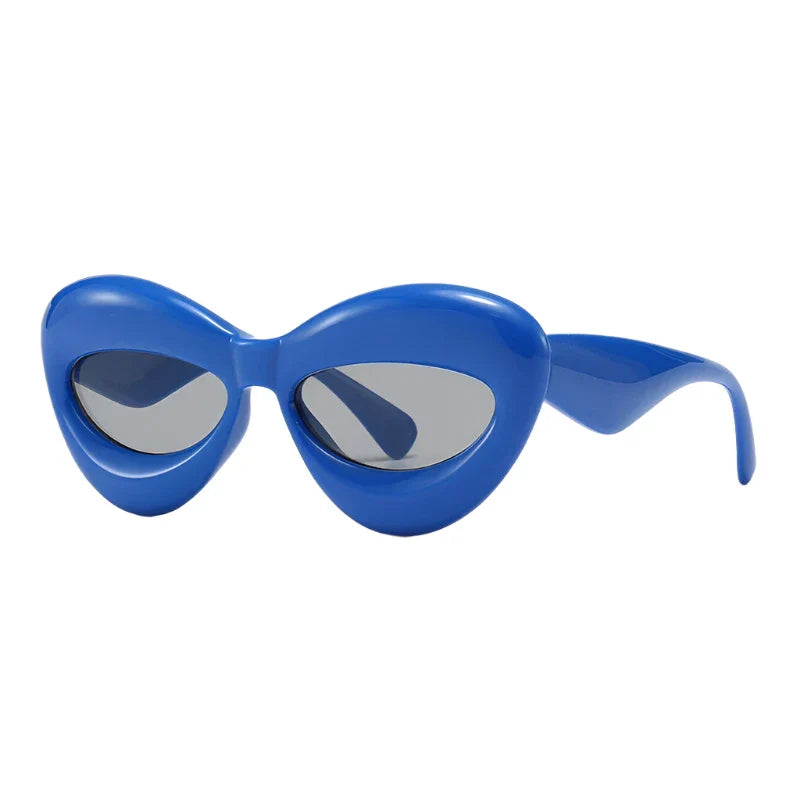 Plush women Cat Eye Sunglasses