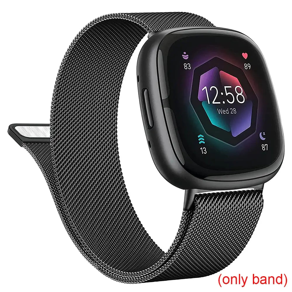 Fitbit Versa & Sense Magnetic Steel Band - Elegant Design