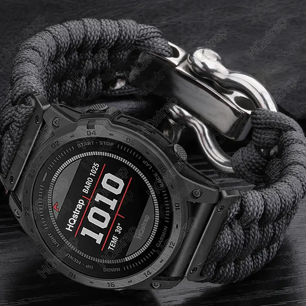 Garmin Braided Nylon Strap - QuickFit Durable Design